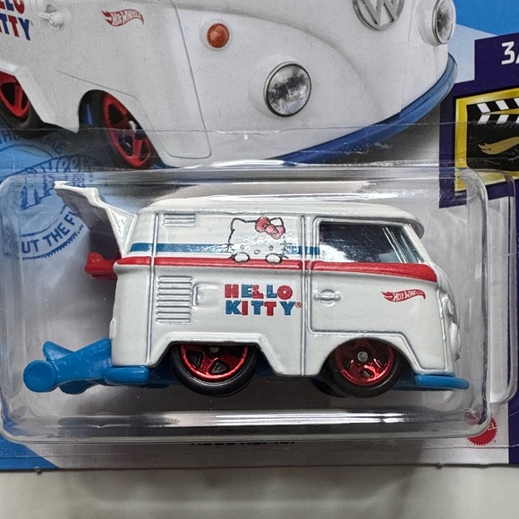 Hot Wheels Hello Kitty Toy Van - White and Red - Picture 2 of 3